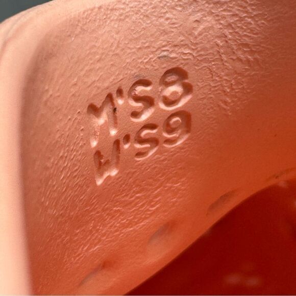 Sperry Water Strider Perforated Slip On Sneaker Shoe Peach Orange 9 Women 8 Men - Picture 9 of 10